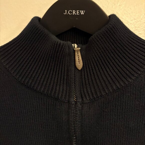 J.Crew Heritage cotton half-zip sweater - Picture 3 of 3
